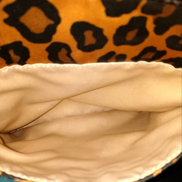 COACH Bag, Ocelot print on sateen finish. Cross body. Y2K. Very Good Cond. - Picture 6 of 9